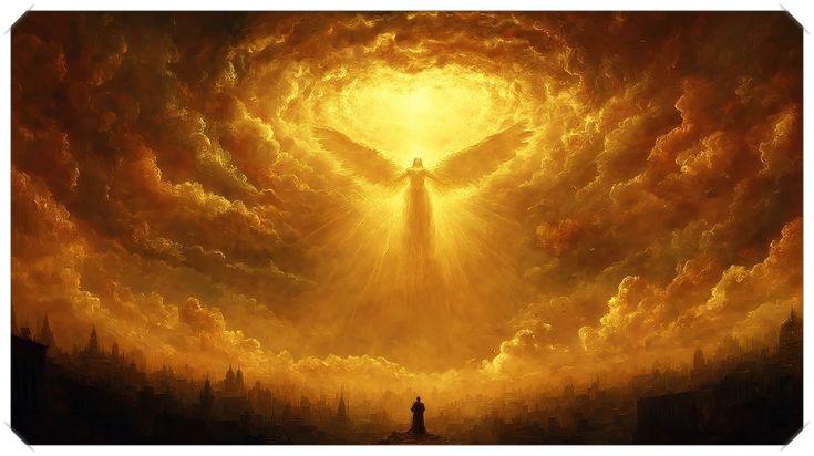 Angel adonai aura dorado
