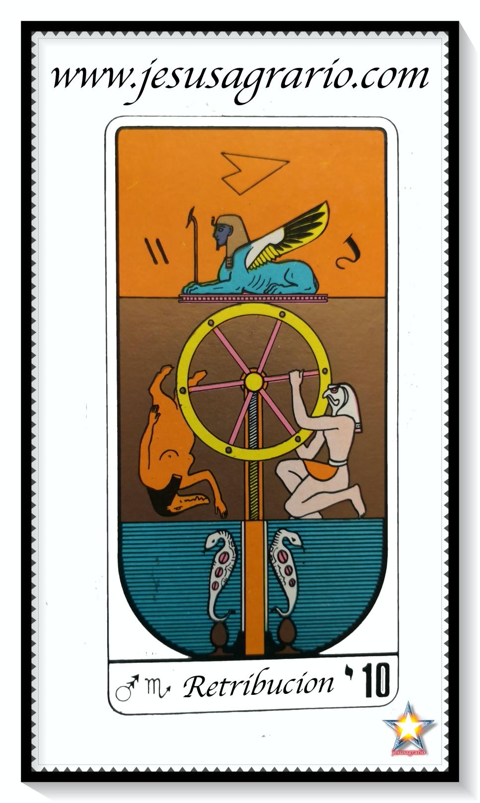 La carta del tarot 10