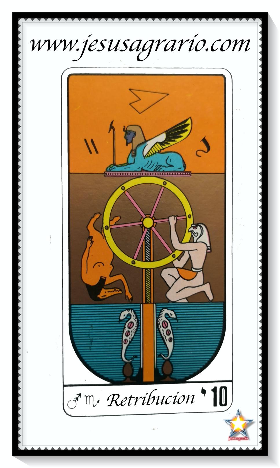 La carta del tarot 10